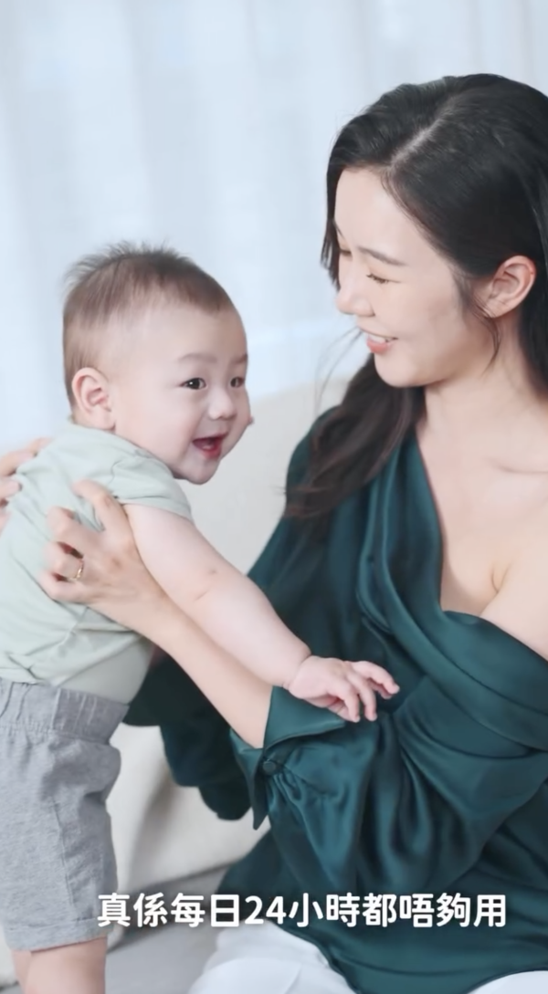 麥明詩激罕曬BB正面照！一家三口溫馨慶祝父親節老公盛勁為一舉動獲網民大讚