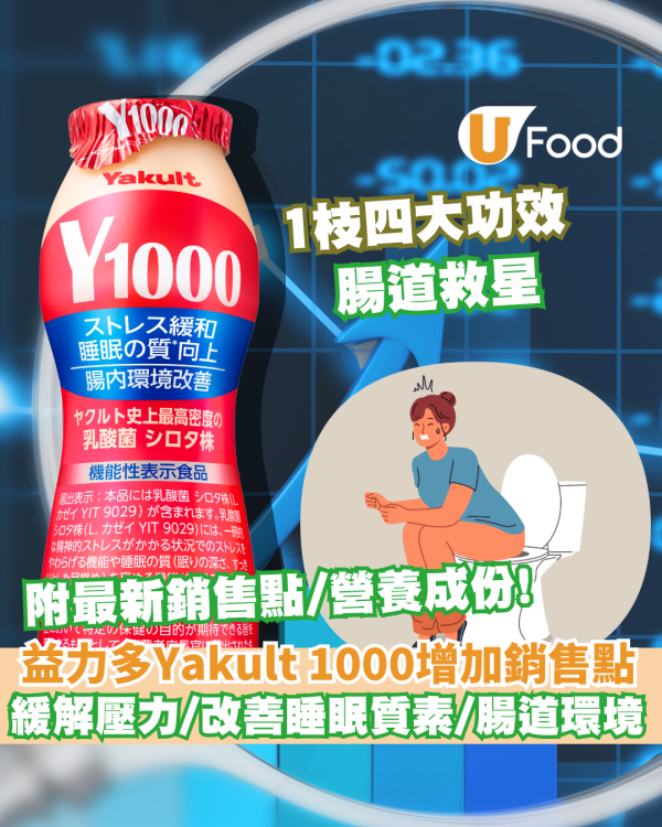 益力多Yakult 1000增加銷售點! 附詳細功效介紹/腸胃救星!  即睇銷售點/售價/營養成份/發售日期!