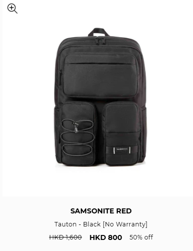 Samsonite網上開倉低至3折！行李箱/ 旅行袋/ 背囊最平$390入手