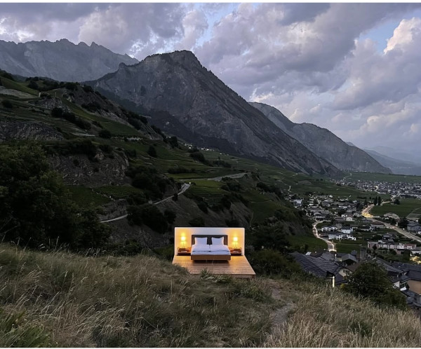 瑞士全開放式露天酒店讓你在大自然中入睡  沒有窗戶/牆壁！望反思全球危機 