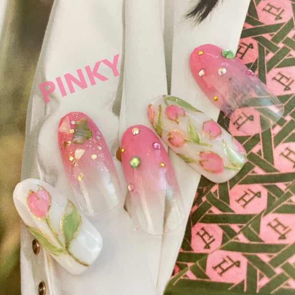 東京美甲推薦｜7.Nail Salon Pinky (ピンキー)