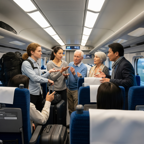 內地客驚見日本OL倒臥車廂 物品散落四周 坦言：「全車反應絕了」 