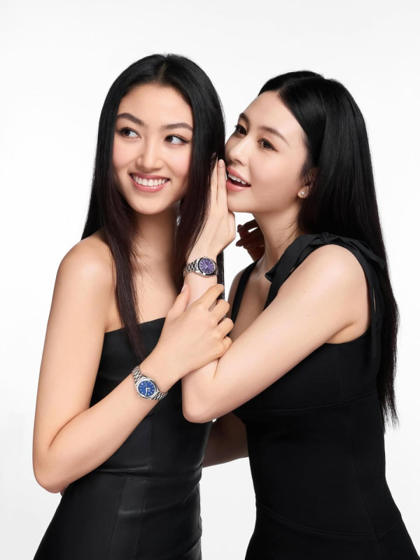 邱淑貞大女沈月x任晴佳最美星二代合體拍廣告！星味十足氣質非凡力證強大基因