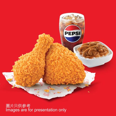 上午11時後：$34家鄉雞/香辣脆雞/狂惹香燒雞餐
