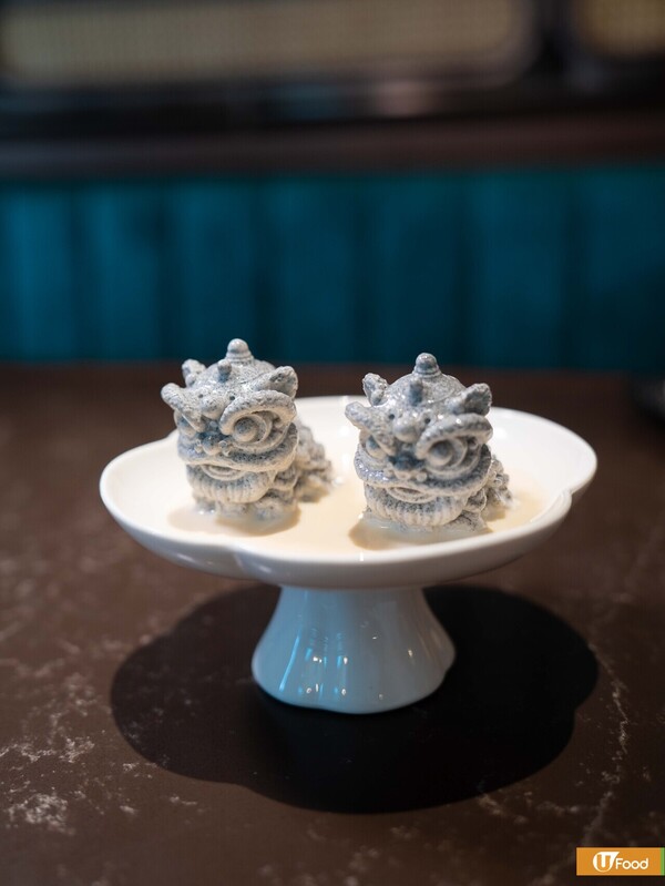 東涌新開懷舊風創意中菜館 四大天王燒賣／蘋果鹹水角／雙獅奶凍