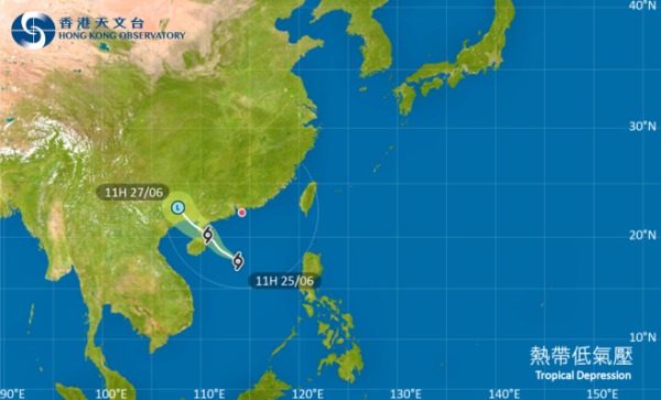 打風？天文台：1個熱帶氣旋似乎在形成中 今日下午2時20分掛一號風球