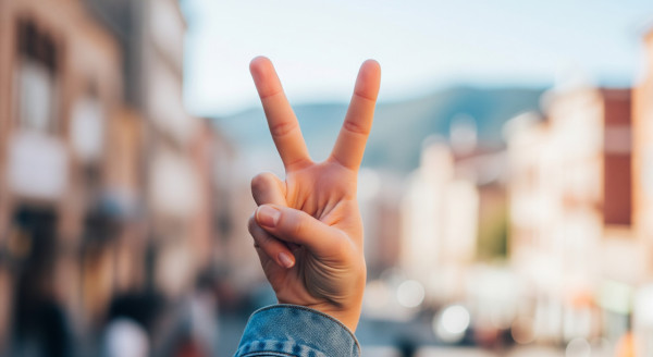 在英國、愛爾蘭、澳洲、紐西蘭和南非，手心向內的「V字」（反V）手勢其實等同於侮辱性手勢。