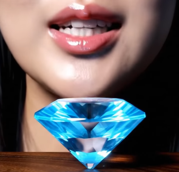 吃播挑戰食熔岩鑽石ASMR AI還原口感/聲音網民大讀超治癒!