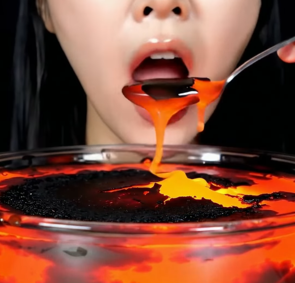 吃播挑戰食熔岩鑽石ASMR AI還原口感/聲音網民大讀超治癒!