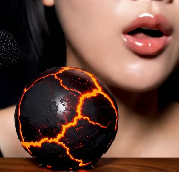 吃播挑戰食熔岩鑽石ASMR AI還原口感/聲音網民大讀超治癒!