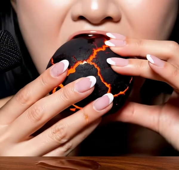 吃播挑戰食熔岩鑽石ASMR AI還原口感/聲音網民大讀超治癒!