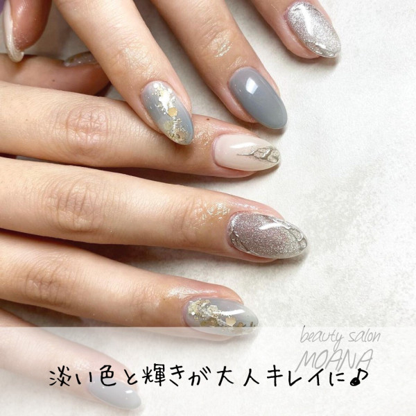 大阪美甲店推薦｜3. eyelash & nail salon MOANAなんば店