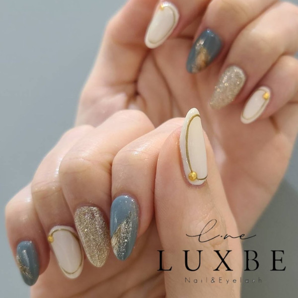 大阪美甲店推薦｜5. LUXBE NAIL 梅田茶屋町店