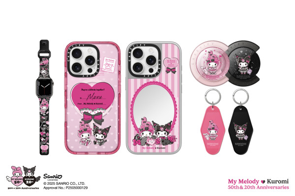  My Melody & Kuromi 粉絲必搶 CASETiFY聯乘系列 6月26日即日開賣