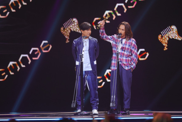 金曲獎2025得獎名單：《 最佳演唱組合獎 》 動力火車（尤秋興、顏志琳）（圖片來源：IG@gmamusic.official）