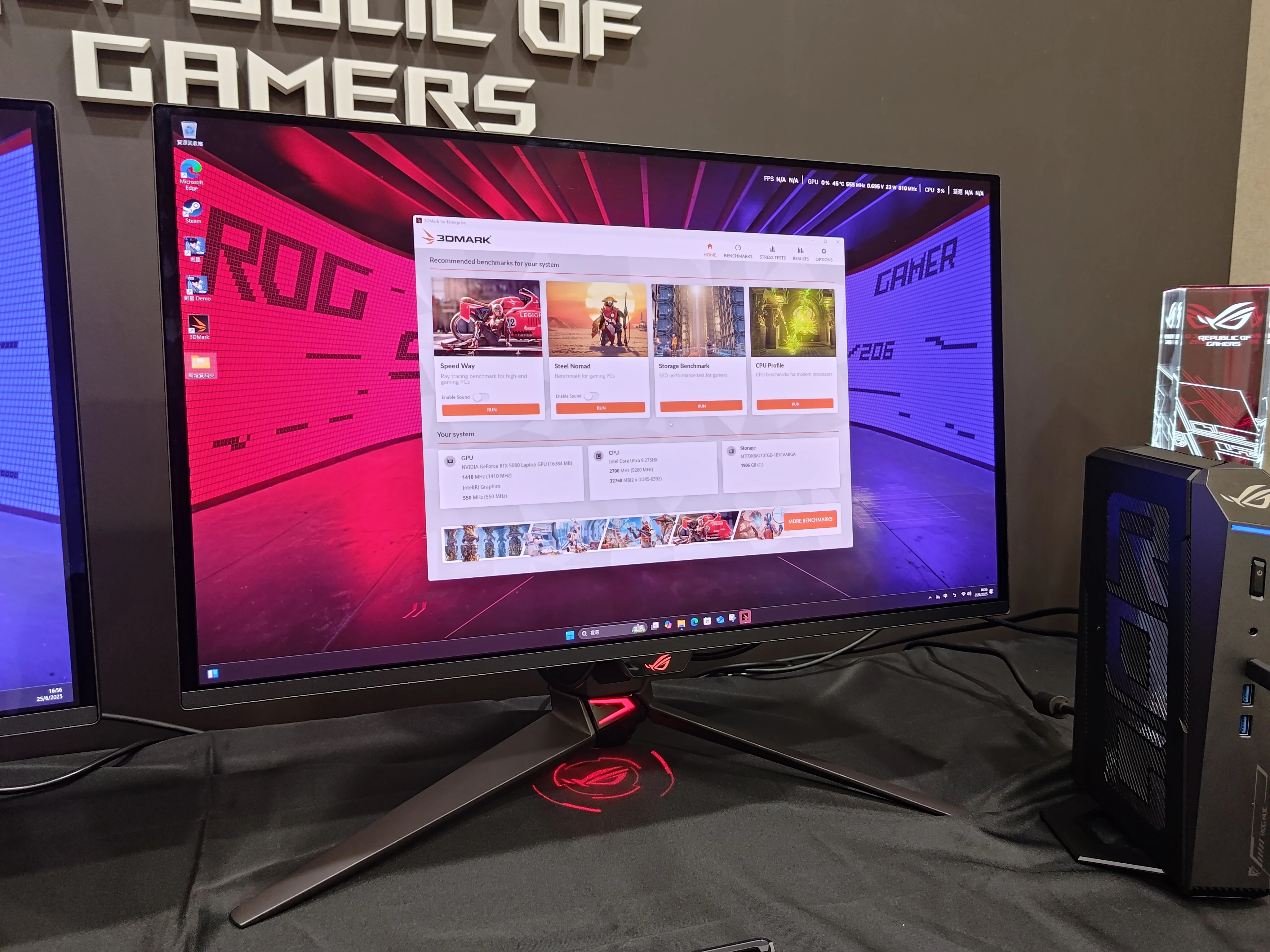 ASUS ROG NUC (2025) 終極評測！迷你機身隱藏電競巨獸，RTX 5080+AI實力盡現！