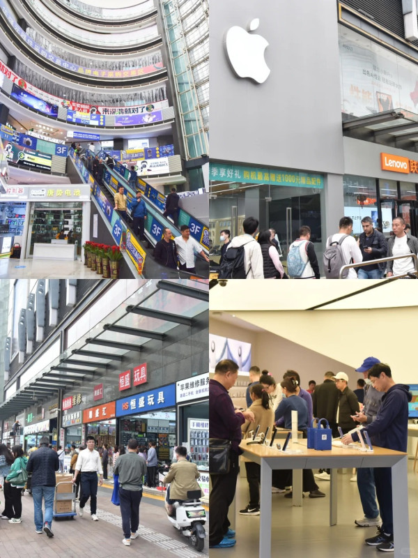 華強北商場（圖片來源：小紅書@深圳丨华强电子世界mart）