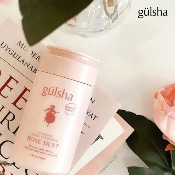 洗面粉推薦|8.gülsha 晨露純玫瑰潔面粉