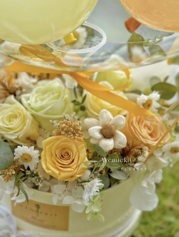 畢業花束推薦｜5.WeMickit 氣球花盒