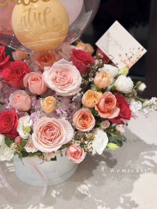 畢業花束推薦｜5.WeMickit 氣球花盒