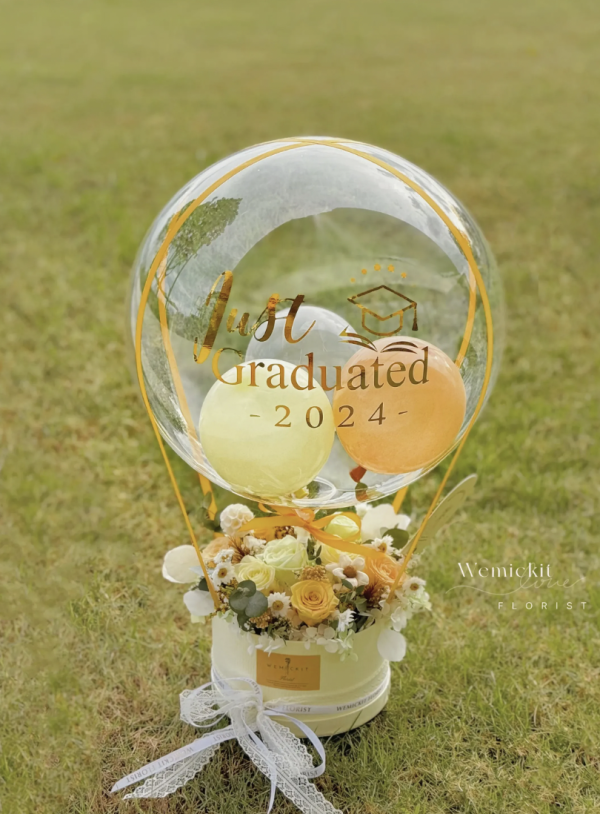 畢業花束推薦｜5.WeMickit 氣球花盒
