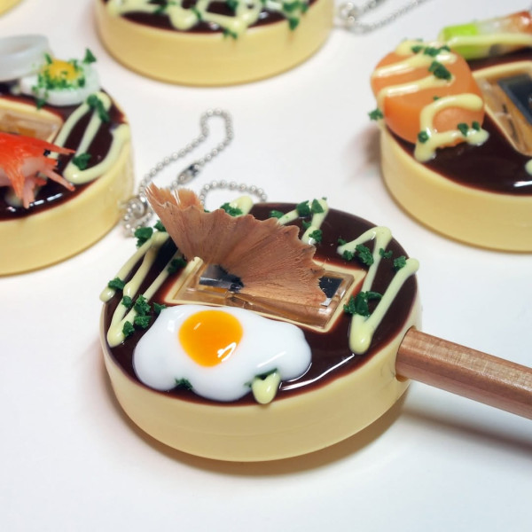 日本創意文具吸逾30萬觀看  鉛筆碎秒變大阪燒鰹魚片 