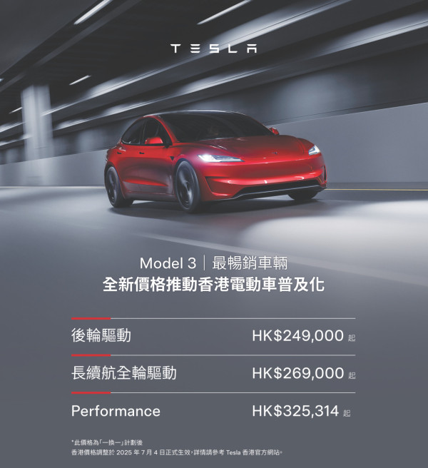 Tesla Model 3 最新優惠出爐 史上最低價！ 一文睇清所有著數