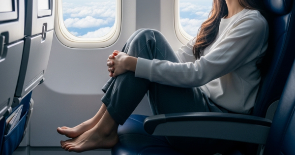 專家警告搭飛機不應除鞋 恐後果嚴重或有安全問題！ 