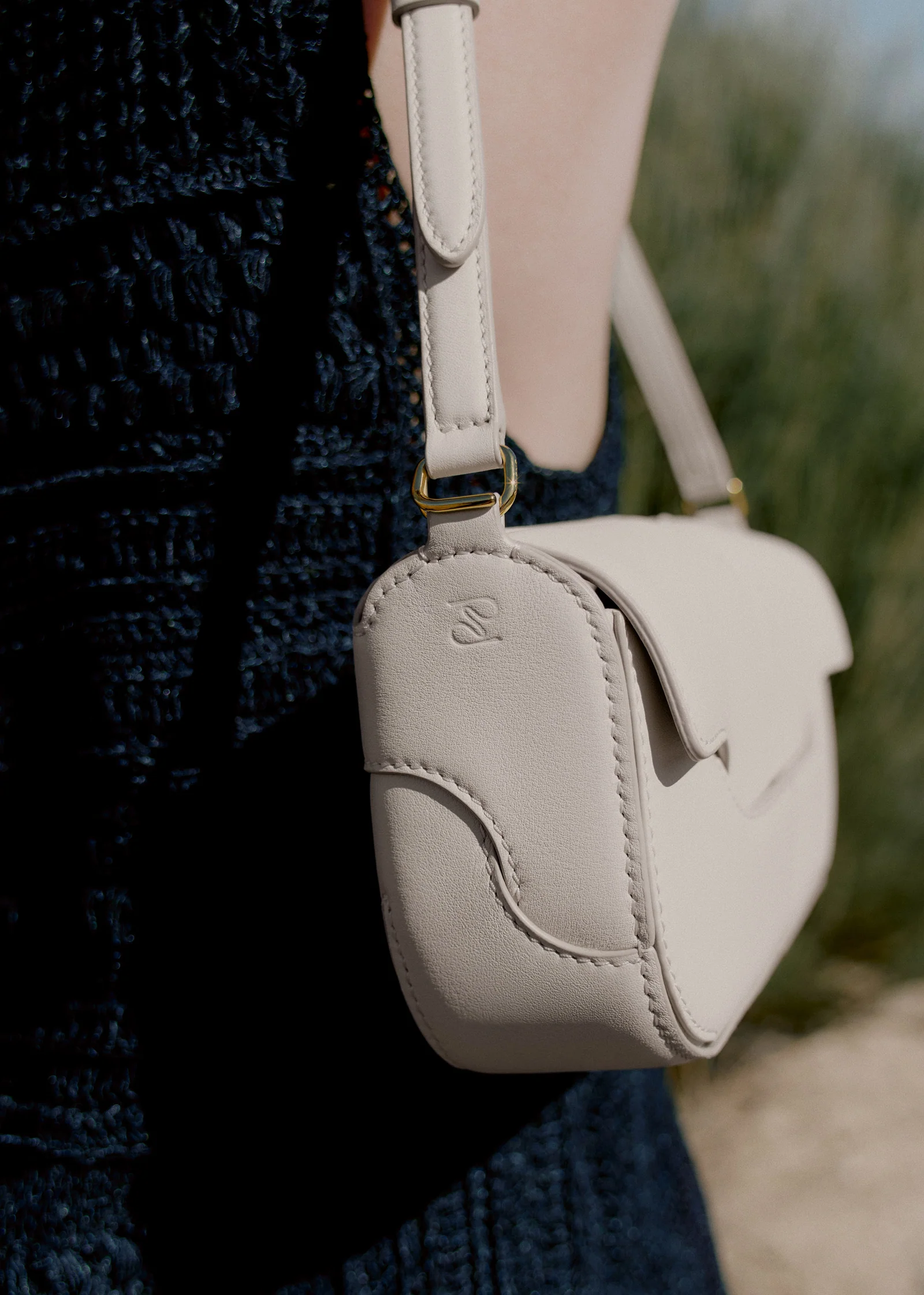 Polène手袋推薦 ｜Osmo- Smooth Chalk 售價USD$610