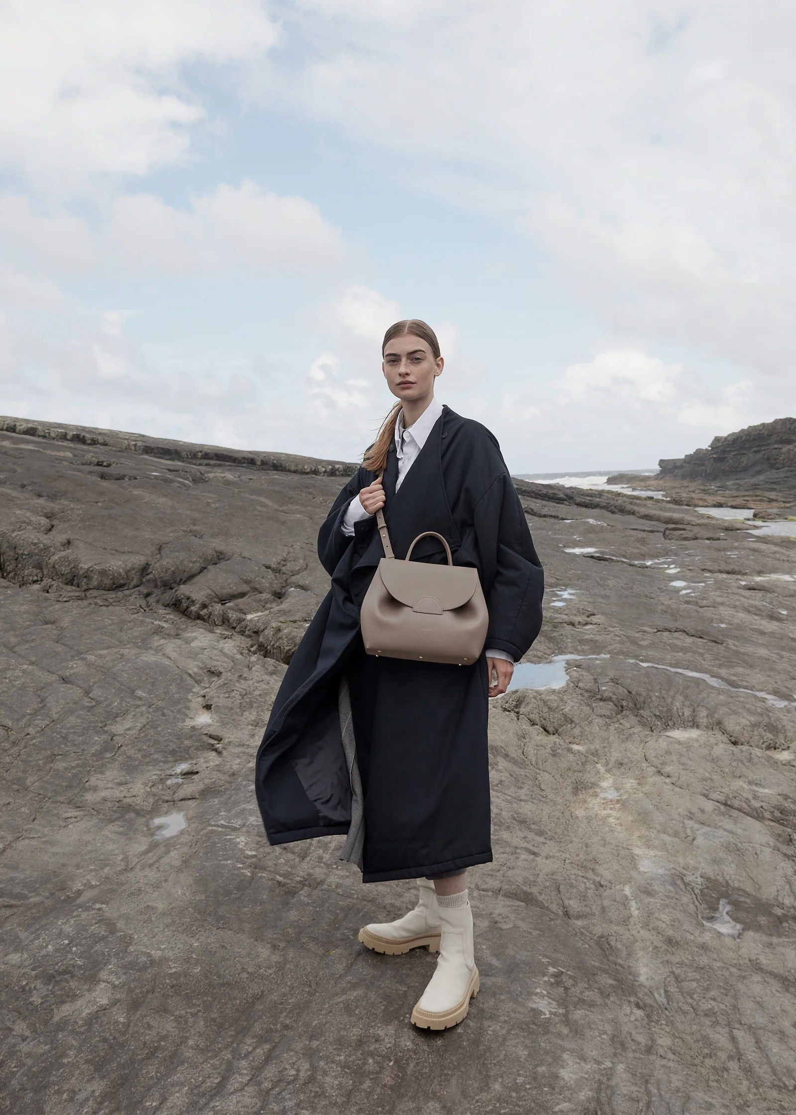 Polène手袋推薦 ｜Numéro Un-Gray 售價USD$580