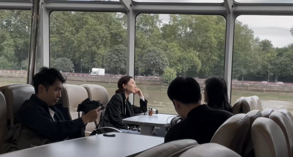 張曼玉在抖音分享自己和OLAY的拍攝片段，來源︰抖音@張曼玉。