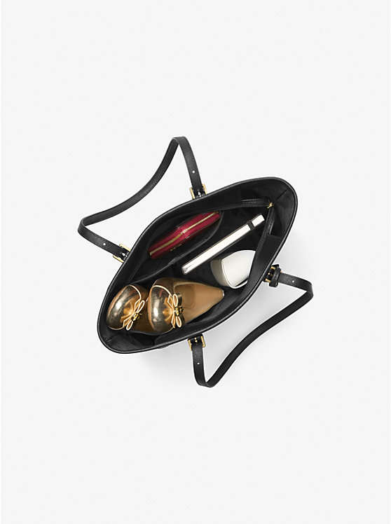 平價返工袋推薦｜3.Michael Kors Jet Set Travel Tote-Black 售價HK$4,420