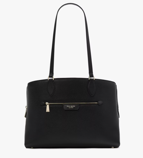 平價返工袋推薦｜.Kate Spade Hudson Large Work Tote-Black 售價US$318