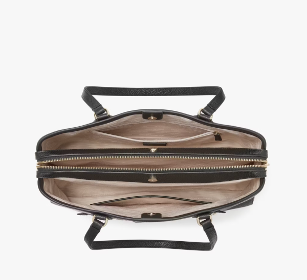 平價返工袋推薦｜.Kate Spade Hudson Large Work Tote-Black 售價US$318