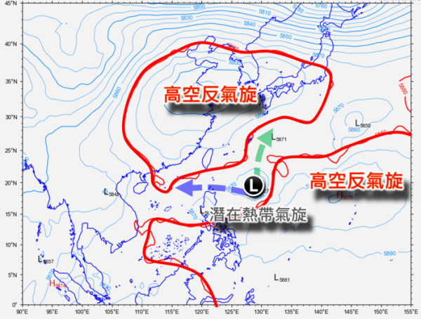 颱風丹娜絲今明兩日橫過東海 天文台分析「直角轉彎」料有驟雨雷暴