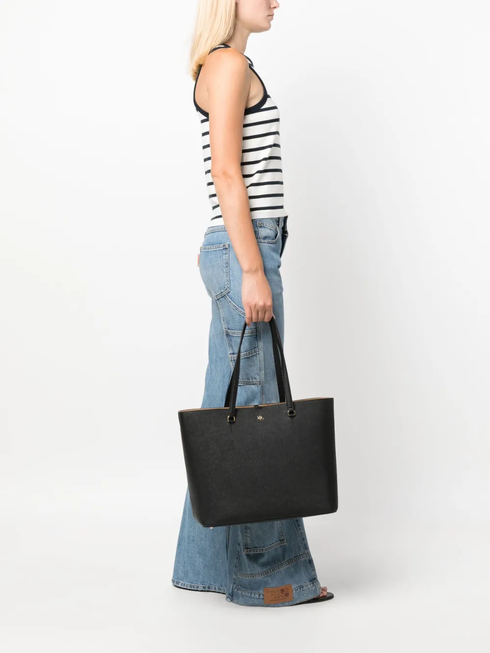 平價返工袋推薦｜Lauren Ralph Lauren Karly 大號手提包 售價EUR299