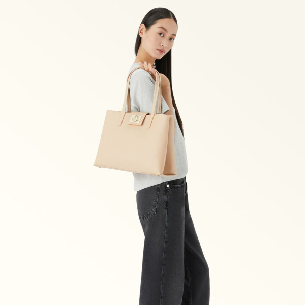 平價返工袋推薦｜FURLA 1927 Tote L-Ballerina 售價HK$3,493