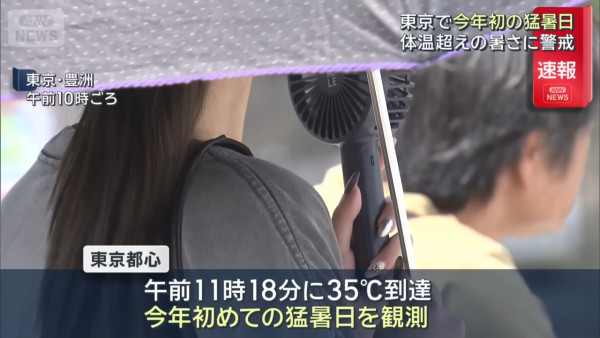 遊日注意｜日本錄得破今年紀錄高溫天氣！ 夏天用風扇體溫不降反升？ 簡單一招降溫6度！ 