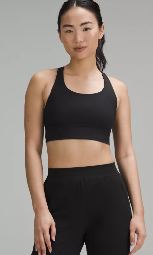 lululemon Energy 長版寬肩帶運動內衣 中強度支撐，B/C 罩杯 亞洲剪裁 HK$340