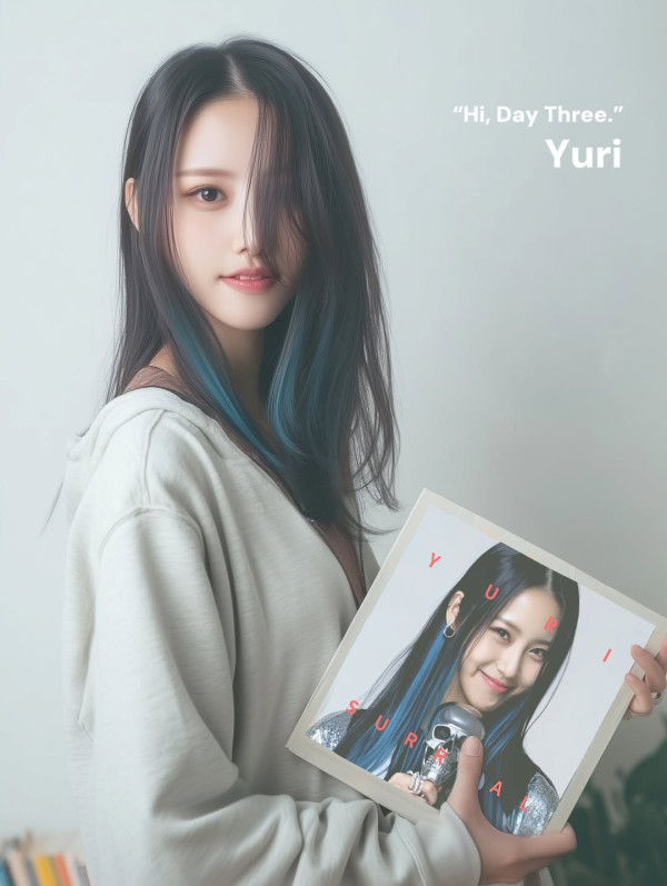 AI偶像Yuri 圖片來源：Youtube@AI Talk