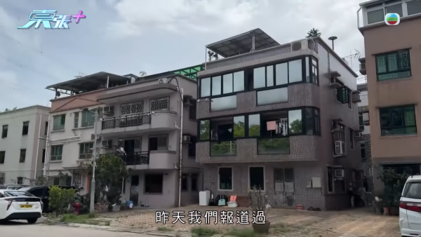 鍾屋村叔姪因車位反目成仇，節目截圖，來源︰東張西望。