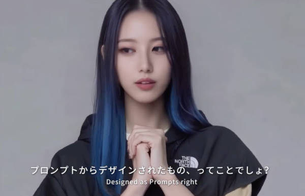 AI偶像Yuri 圖片來源：Youtube@AI Talk