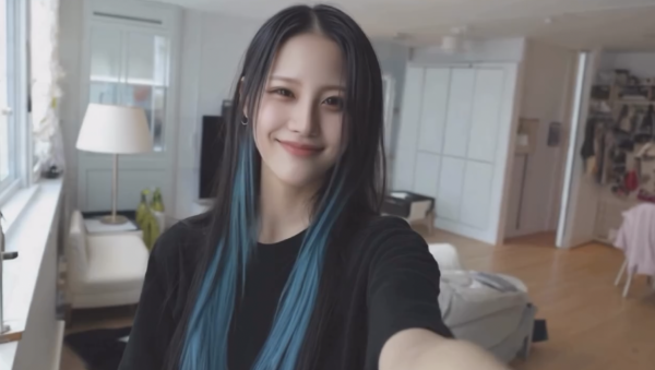 AI偶像Yuri 圖片來源：Youtube@AI Talk