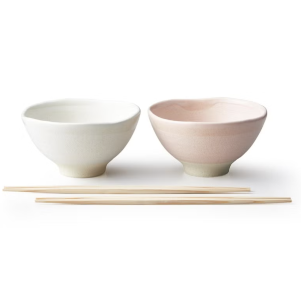 入伙禮物|日本美濃燒粉染釉對碗禮盒組 售價HK$514.8