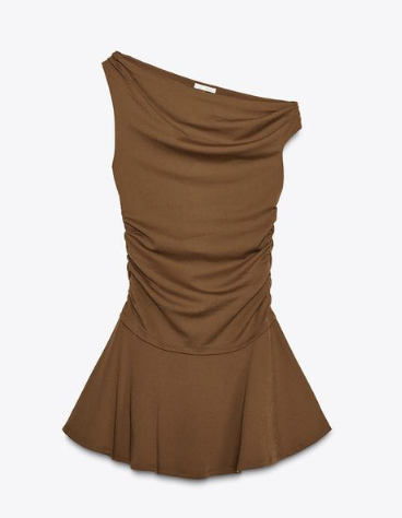 TEXTURED DRESS WITH GATHERED DETAIL 原價$249.00 折後$99.00