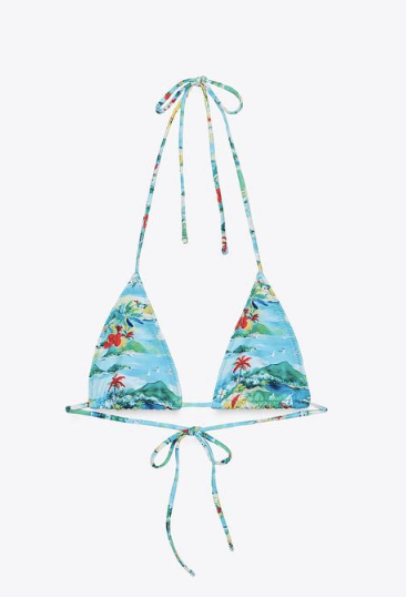 TROPICAL PRINT BIKINI TOP 原價$249.00 折後$124.00