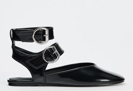 DOUBLE BUCKLE SLINGBACK BALLERINAS 原價$399.00 折後$159.00