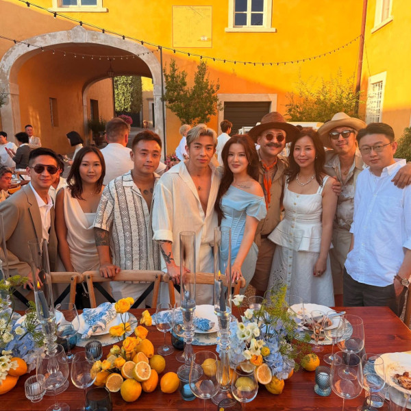 Tyson Yoshi意大利婚禮現場曝光，圖片來源︰IG@kenjiwong。