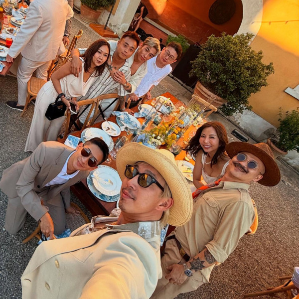 Tyson Yoshi意大利婚禮現場曝光，圖片來源︰IG@kenjiwong。