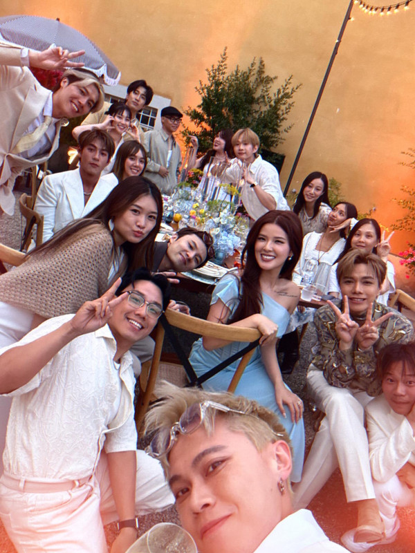 Tyson Yoshi意大利婚禮現場曝光,圖片來源︰IG@karsonliu。